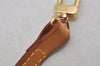 Authentic Louis Vuitton Leather Shoulder Strap Beige 45.5" LV 7531J