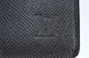 Authentic Louis Vuitton Taiga Portefeuille Ron Long Wallet Black M30541 LV 7532H