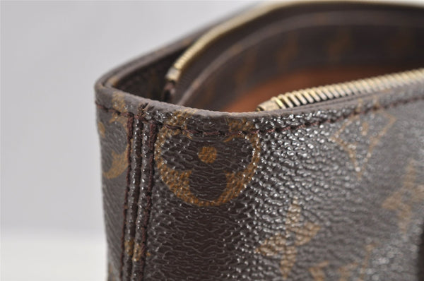 Authentic Louis Vuitton Monogram Cabas Piano Shoulder Tote Bag M51148 Junk 7532I