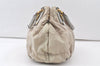 Authentic PRADA Tessuto Gaufre Nylon Leather 2Way Shoulder Hand Bag Beige 7532K