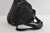 Authentic PRADA Vintage Nylon Tessuto Leather Backpack Black 7533I