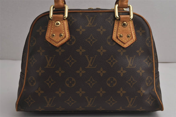 Authentic Louis Vuitton Monogram Manhattan PM Hand Bag Purse M40026 LV 7533J