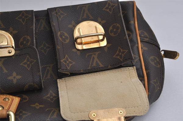 Authentic Louis Vuitton Monogram Manhattan PM Hand Bag Purse M40026 LV 7533J