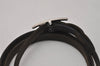 Authentic HERMES Behapi Long Bracelet Accessories Leather Brown Silver Box 7534I