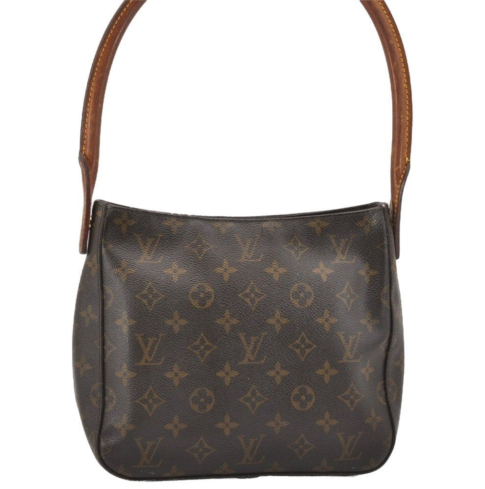 Authentic Louis Vuitton Monogram Looping MM Shoulder Bag M51146 LV 7535I