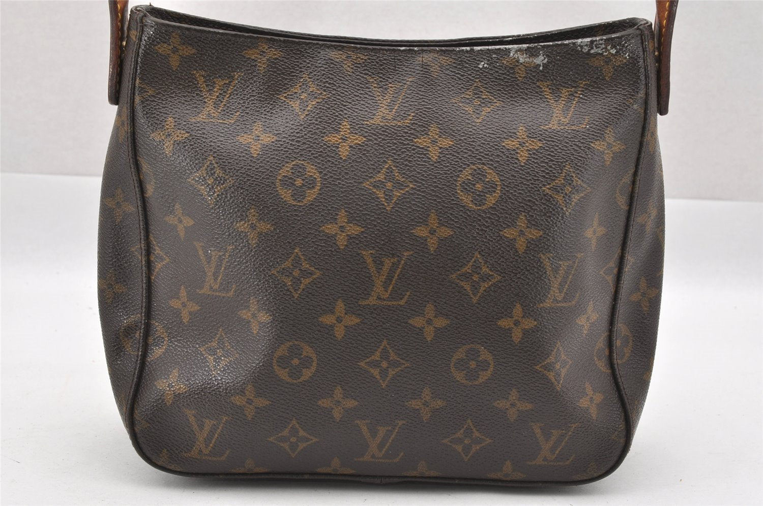Authentic Louis Vuitton Monogram Looping MM Shoulder Bag M51146 LV 7535I