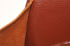 Authentic Louis Vuitton Epi Cluny Shoulder Bag Purse Brown M52253 LV 7535K