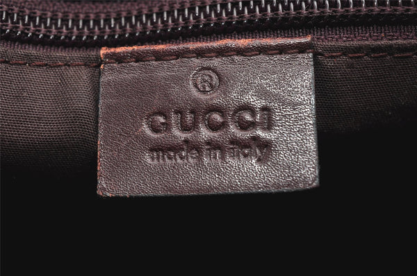 Authentic GUCCI GG Imprime Shoulder Cross Bag GG PVC Leather 233268 Brown 7537K