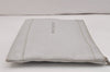 Authentic BALENCIAGA Clip M Logo Clutch Bag Purse Calf Skin 373834 White 7538K