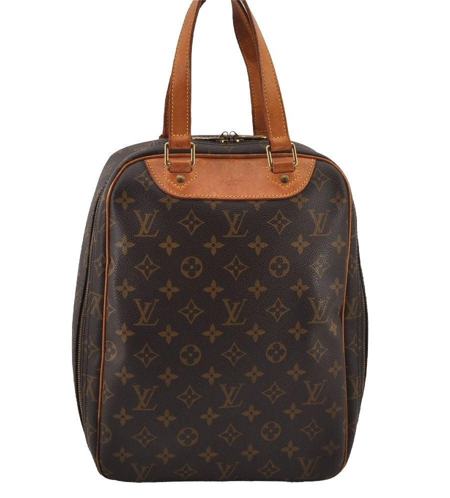 Authentic Louis Vuitton Monogram Excursion Hand Bag M41450 LV 7539J