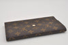 Authentic Louis Vuitton Monogram Porte Tresor International M61215 Wallet 7540I