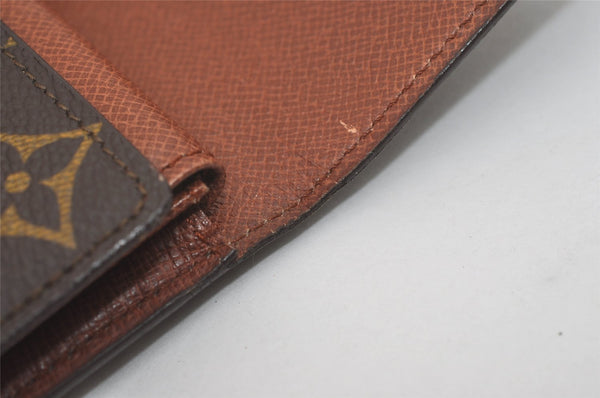 Authentic Louis Vuitton Monogram Porte Tresor International M61215 Wallet 7540I