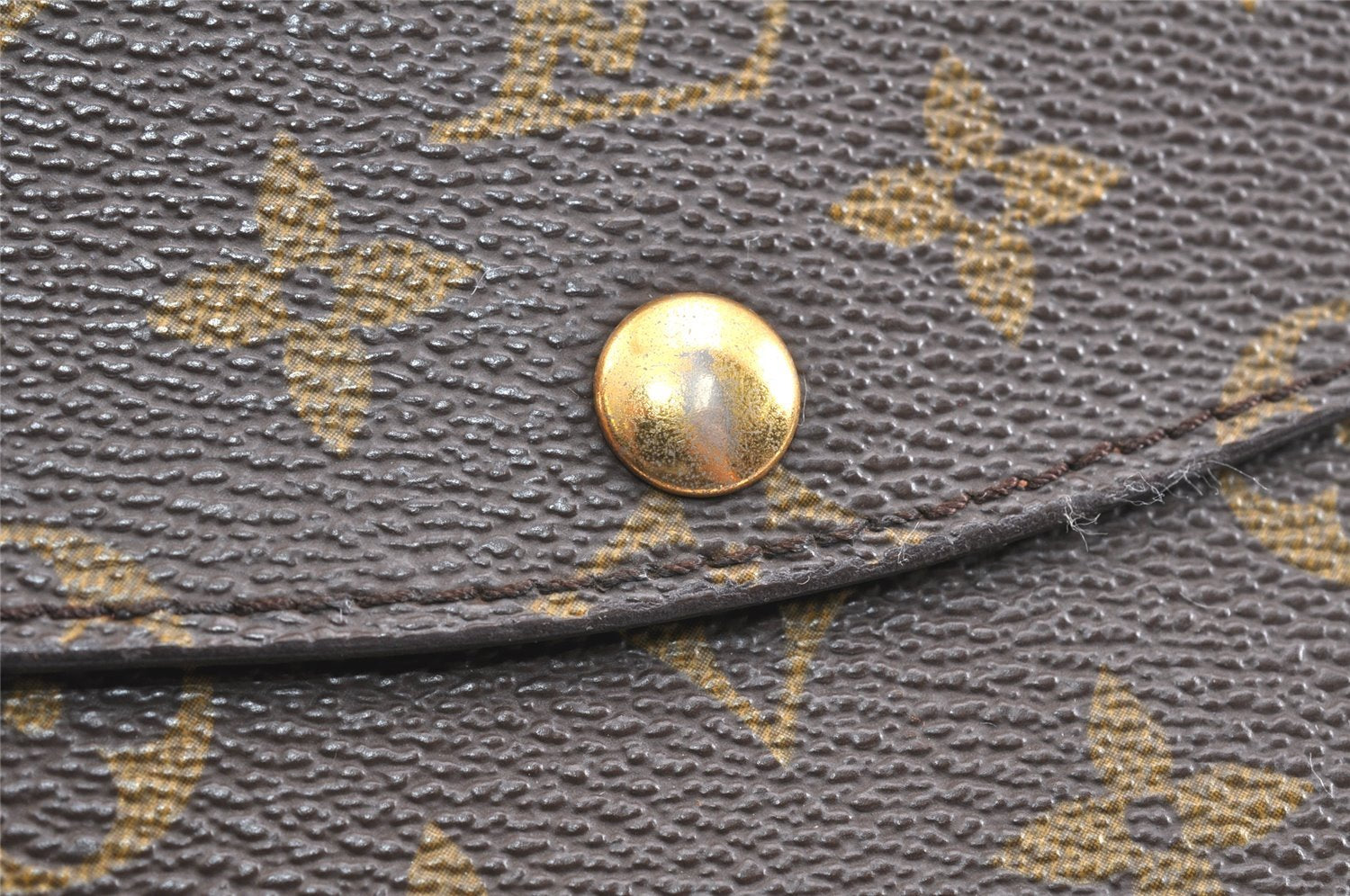 Auth Louis Vuitton Monogram Pochette Double Rabat Shoulder Bag M51815 LV 7540K