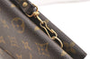 Auth Louis Vuitton Monogram Pochette Double Rabat Shoulder Bag M51815 LV 7540K