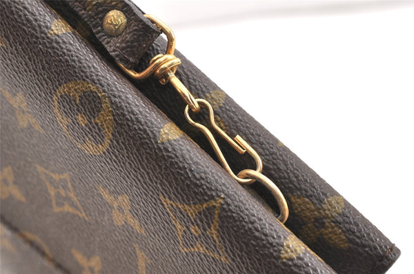 Auth Louis Vuitton Monogram Pochette Double Rabat Shoulder Bag M51815 LV 7540K