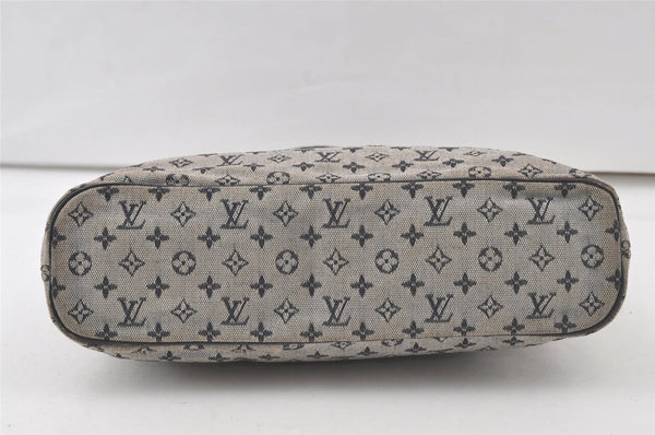 Authentic Louis Vuitton Monogram Mini Lucille PM Hand Bag Blue M92676 LV 7541K