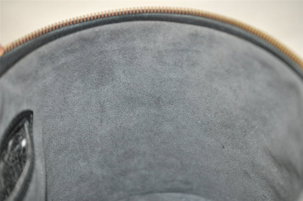 Authentic Louis Vuitton Epi Cannes Cosmetic Hand Bag Purse Black M48032 LV 7542I