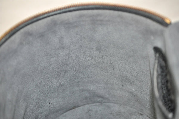 Authentic Louis Vuitton Epi Cannes Cosmetic Hand Bag Purse Black M48032 LV 7542I