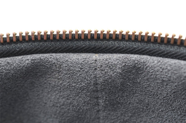 Authentic Louis Vuitton Epi Cannes Cosmetic Hand Bag Purse Black M48032 LV 7542I