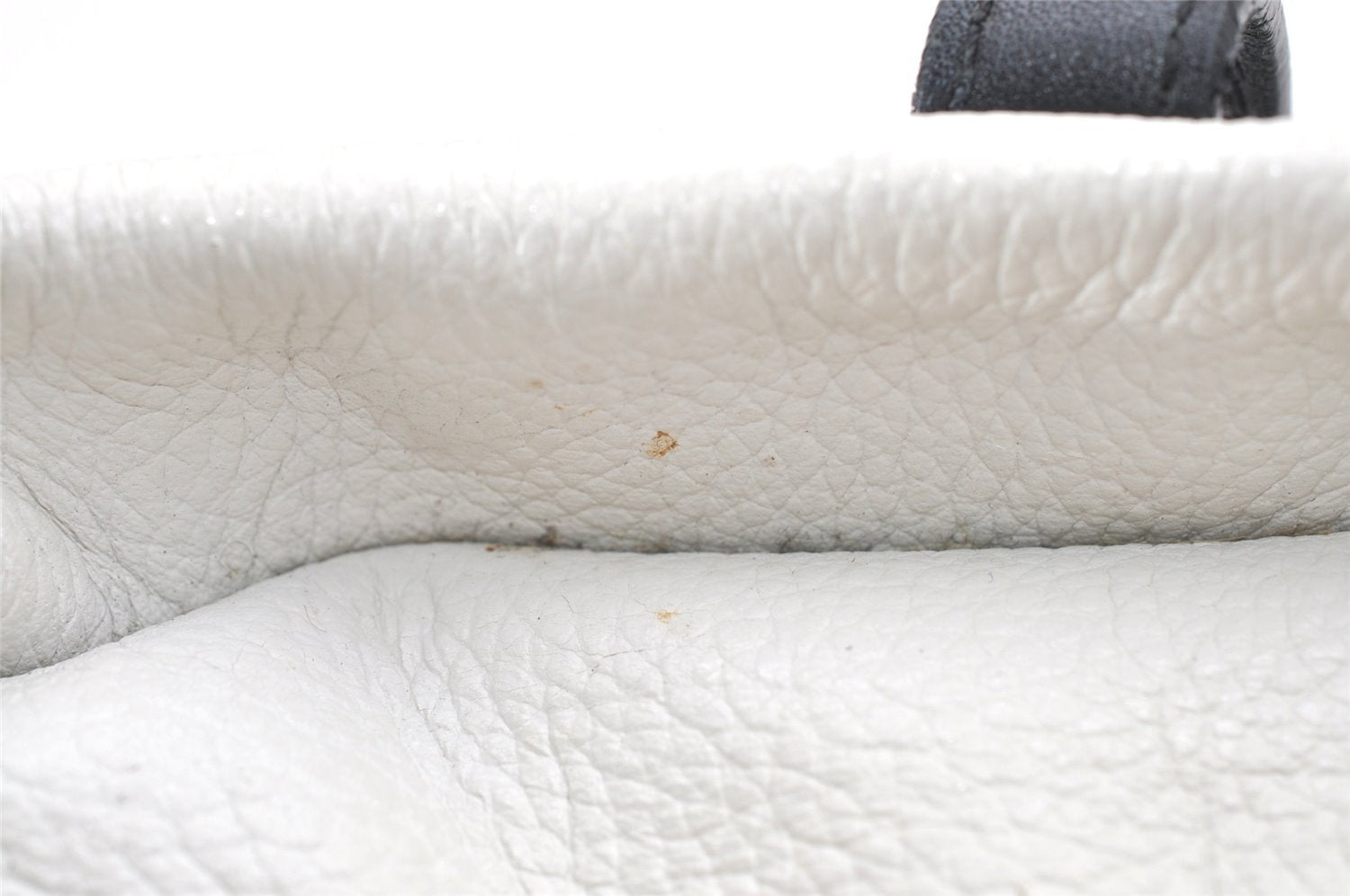 Authentic JIMMY CHOO Stella Star Pattern Leather 2Way Hand Bag White 7542K