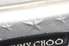 Authentic JIMMY CHOO Stella Star Pattern Leather 2Way Hand Bag White 7542K