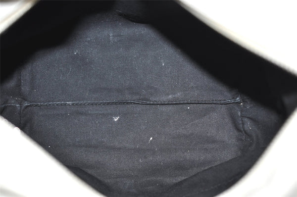 Authentic JIMMY CHOO Stella Star Pattern Leather 2Way Hand Bag White 7542K