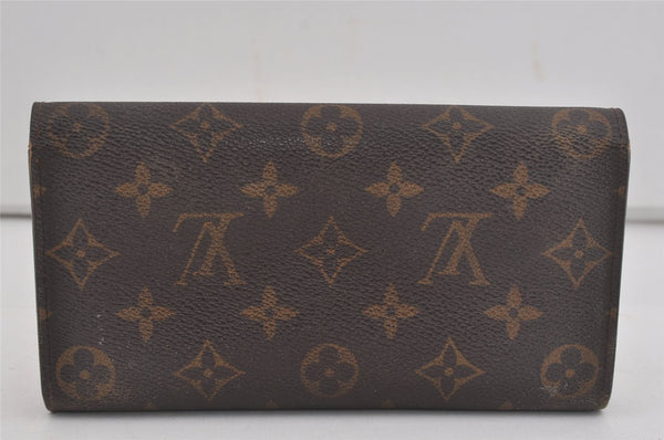 Auth Louis Vuitton Monogram Pochette Porte Monnaie Credit Wallet M61726 LV 7544I