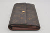 Auth Louis Vuitton Monogram Pochette Porte Monnaie Credit Wallet M61726 LV 7544I