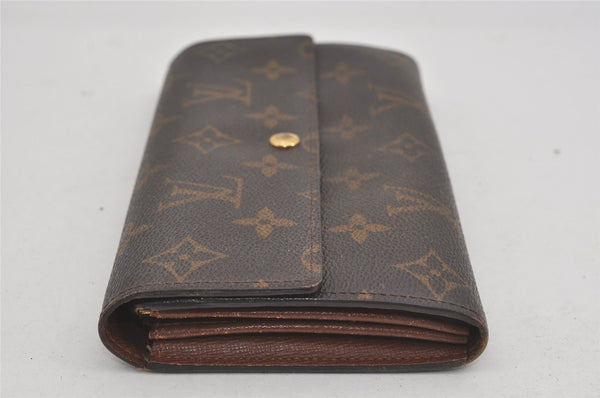 Auth Louis Vuitton Monogram Pochette Porte Monnaie Credit Wallet M61726 LV 7544I