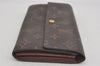 Auth Louis Vuitton Monogram Pochette Porte Monnaie Credit Wallet M61726 LV 7544I