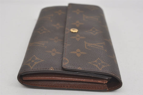 Auth Louis Vuitton Monogram Pochette Porte Monnaie Credit Wallet M61726 LV 7544I