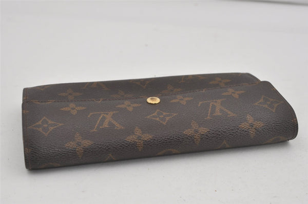 Auth Louis Vuitton Monogram Pochette Porte Monnaie Credit Wallet M61726 LV 7544I