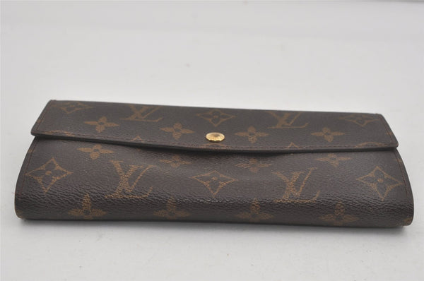Auth Louis Vuitton Monogram Pochette Porte Monnaie Credit Wallet M61726 LV 7544I
