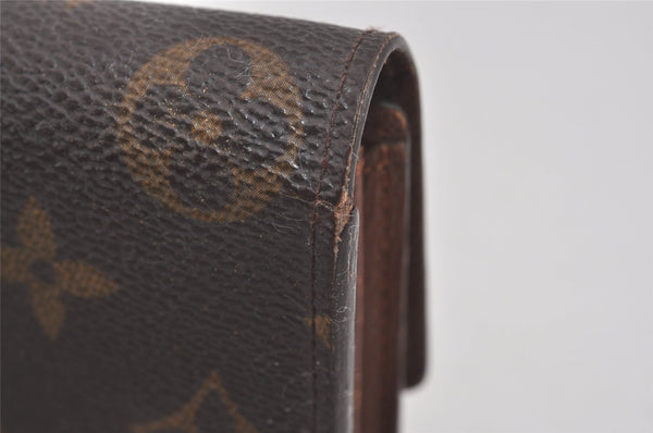 Auth Louis Vuitton Monogram Pochette Porte Monnaie Credit Wallet M61726 LV 7544I