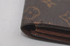 Auth Louis Vuitton Monogram Pochette Porte Monnaie Credit Wallet M61726 LV 7544I