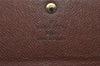 Auth Louis Vuitton Monogram Pochette Porte Monnaie Credit Wallet M61726 LV 7544I