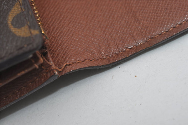 Auth Louis Vuitton Monogram Pochette Porte Monnaie Credit Wallet M61726 LV 7544I