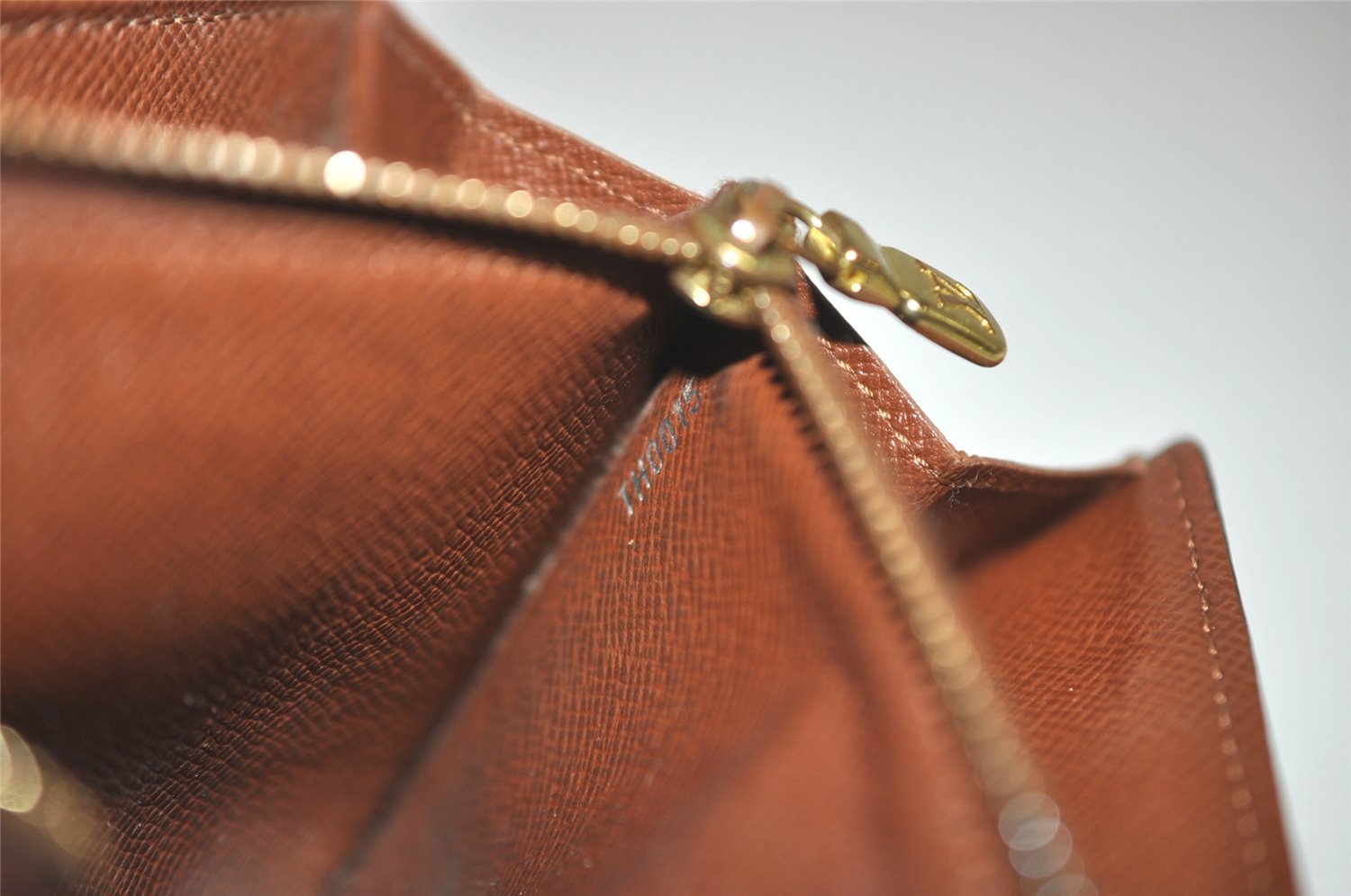 Auth Louis Vuitton Monogram Pochette Porte Monnaie Credit Wallet M61726 LV 7544I