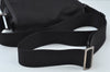 Authentic PRADA Nylon Leather Shoulder Cross Body Bag V167 Black 7544J