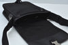 Authentic PRADA Nylon Leather Shoulder Cross Body Bag V167 Black 7544J