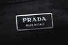 Authentic PRADA Nylon Leather Shoulder Cross Body Bag V167 Black 7544J