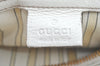Authentic GUCCI Bamboo Horsebit Shoulder Hand Bag Leather 159399 White 7545I