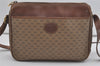 Authentic GUCCI Micro GG PVC Leather Shoulder Cross Body Bag Brown Junk 7546I