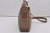 Authentic GUCCI Micro GG PVC Leather Shoulder Cross Body Bag Brown Junk 7546I