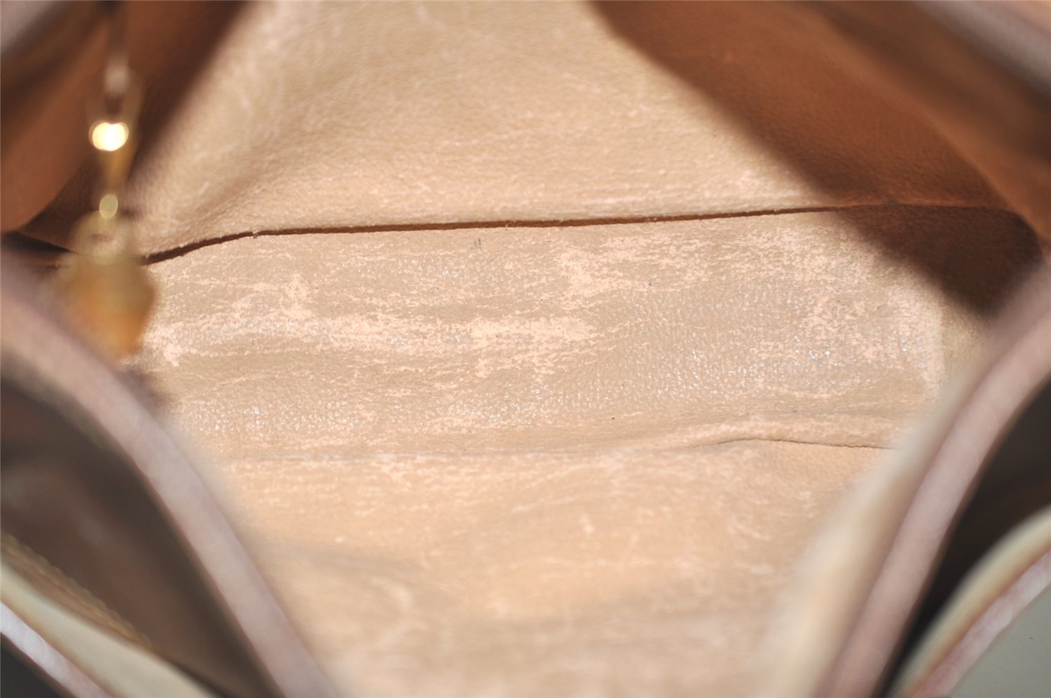 Authentic GUCCI Micro GG PVC Leather Shoulder Cross Body Bag Brown Junk 7546I