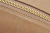 Authentic CHANEL Wild Stitch Matelasse Vintage Calf Skin Pouch Purse Beige 7547K