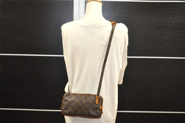 Auth Louis Vuitton Monogram Marly Bandouliere Shoulder Bag M51828 Junk 7549I