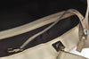 Authentic GUCCI GG Canvas Leather Shoulder Tote Bag Purse 145993 Brown 7550G