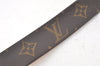 Auth Louis Vuitton Monogram Ceinture Carre 70cm 27.6" M6800 Leather Belt 7551K