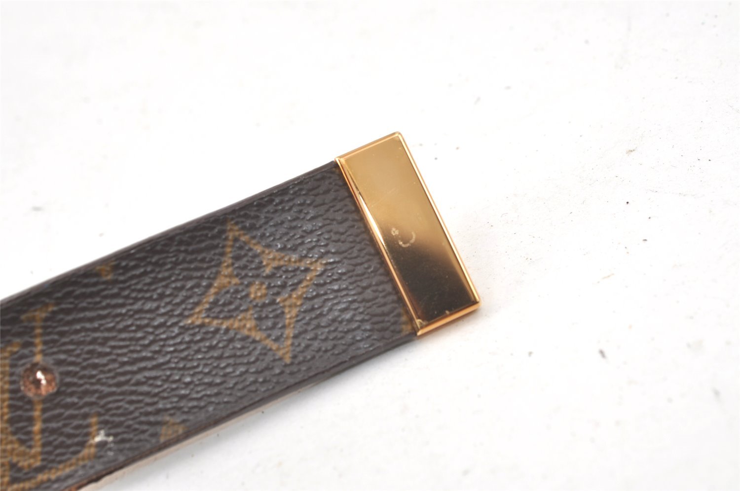 Auth Louis Vuitton Monogram Ceinture Carre 70cm 27.6